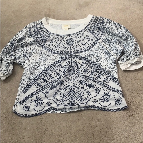 Anthropologie Maeve eyelet tshirt - size small - Picture 2 of 3